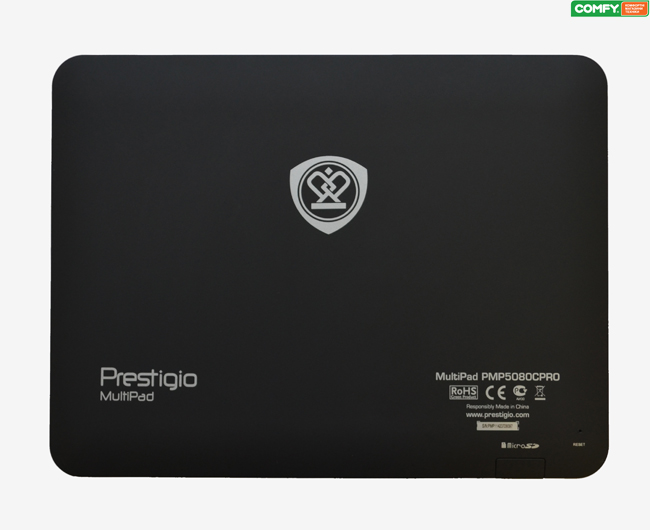 Обзор планшета Prestigio MultiPad 5080C: задняя крышка Задняя крышка