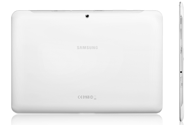 Обзор Galaxy Tab II: материал и покрытие корпуса Galaxy Tab II, материал корпуса, покрытие