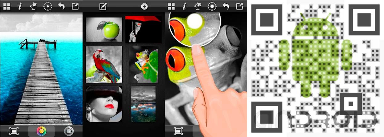 Comfy помогает выбрать приложение для смартфона Color Splash FX