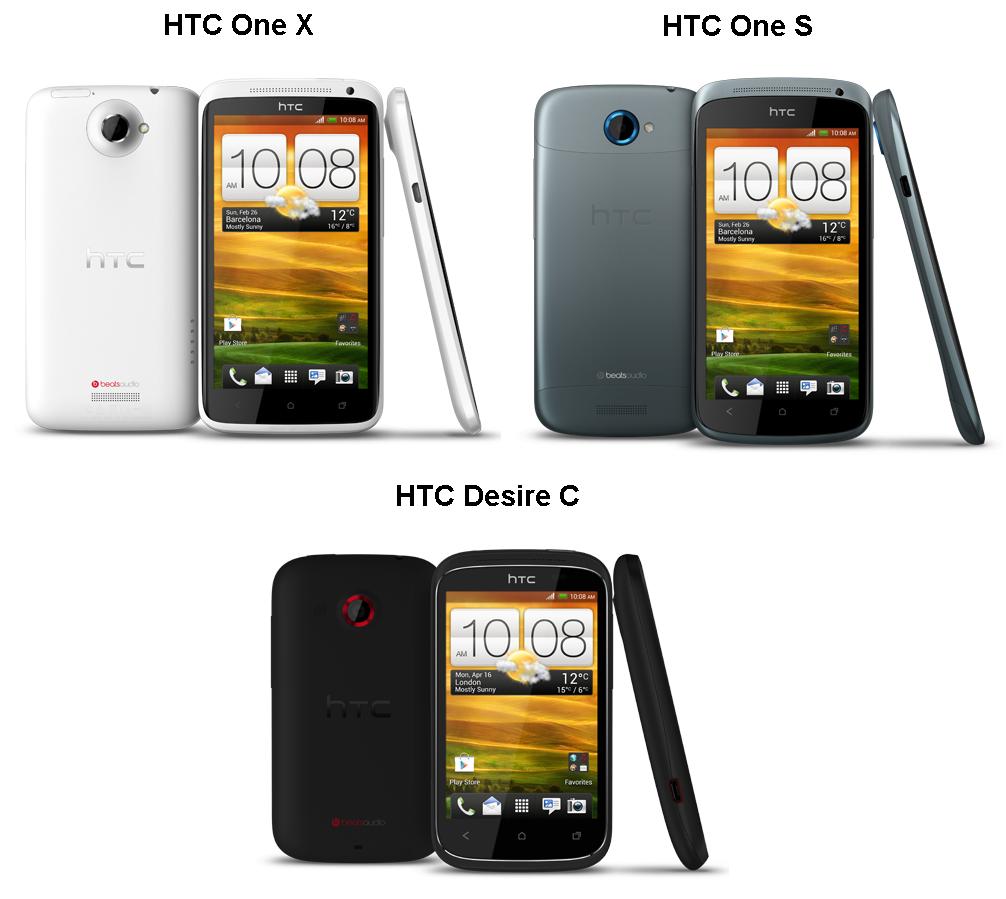 линейка смартфонов HTC